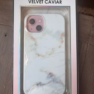 Velvet Caviar Pink and White Marble Case for Cell Phones